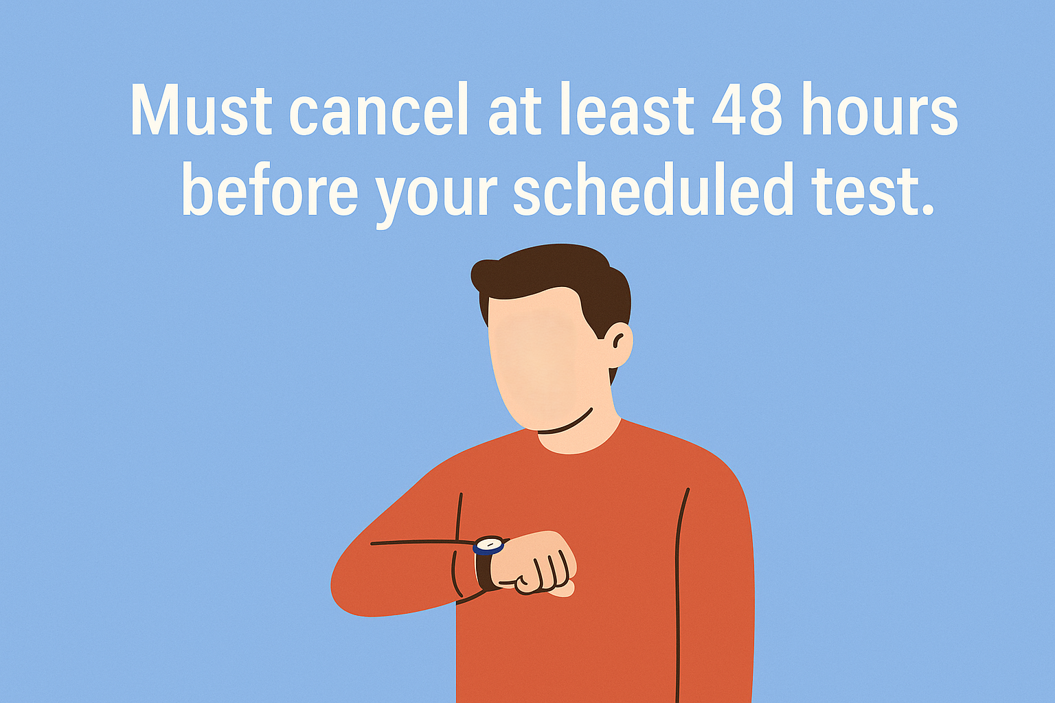Calendar showing 48-hour deadline